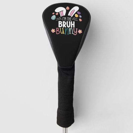 Ik ben de Bruh Bunny Paas Matching Golfheadcover (Voorkant)