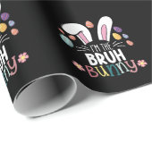 Ik ben de Bruh Bunny Pasen Matching Cadeaupapier (Rol Hoek)