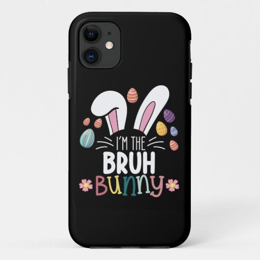 Ik ben de Bruh Bunny Pasen Matching Case-Mate iPhone Case (Achterkant)