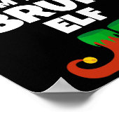 Ik ben de bruh elf familie pyjama kerst grappig poster (Hoek)