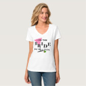 Ik ben de bruidspartij t-shirt (Voorkant volledig)
