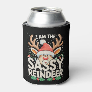 Ik Ben De Brutaal Rendier Kerstmis Familie Kerstmi Blikjeskoeler