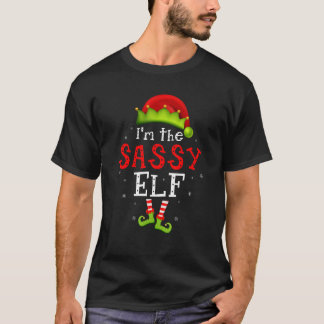Ik ben de brutale elf Groep bijpassende kerstpyja T-shirt