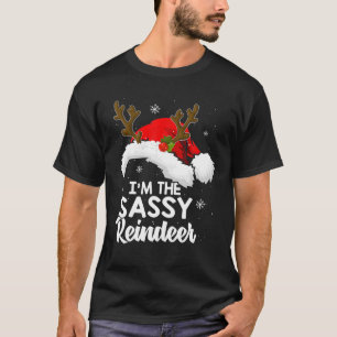 Ik ben de brutale rendier Kerst grappige pyjama T-shirt