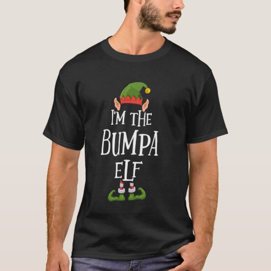 Ik ben de Bumpa Elf Graphic - Grappig Lelijk Kerst T-shirt (Voorkant)