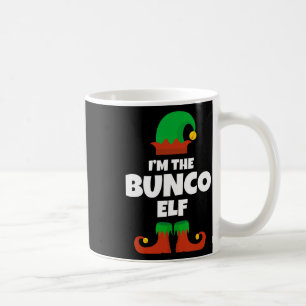Ik ben de Bunco Elf familie pyjama kerst grappig m Koffiemok