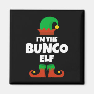 Ik ben de Bunco Elf familie pyjama kerst grappig m Magneet