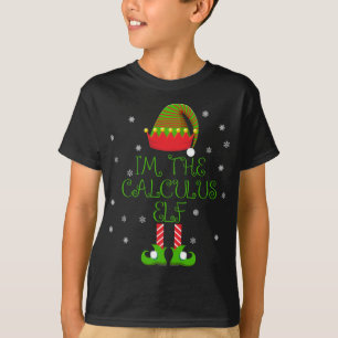 Ik ben de Calculus Elf Funny Teacher Xmas T-shirt