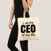 ik ben de ceo van mijn leven tote bag (Voorkant (product))