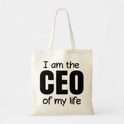 ik ben de ceo van mijn leven tote bag (Voorkant)