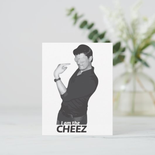 Ik ben de Cheez Briefkaart (Staand voorkant)