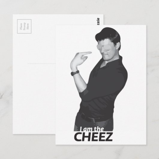 Ik ben de Cheez Briefkaart (Voorkant / Achterkant)