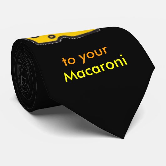 Ik ben de Cheeze voor je Macaroni. Stropdas (Opgerold)