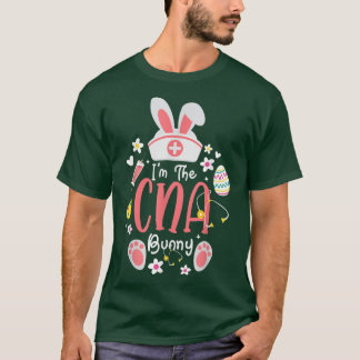Ik ben de CNA Bunny Cute Bunnies Scrub Nurse Life  T-shirt