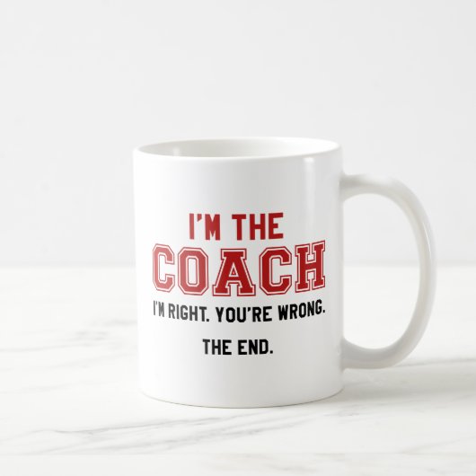 Ik ben de coach koffiemok (Rechts)