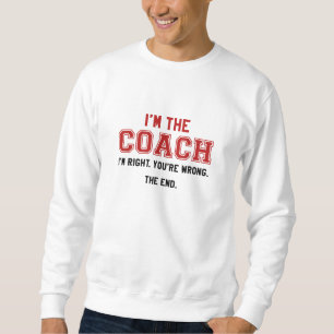 Ik ben de coach trui