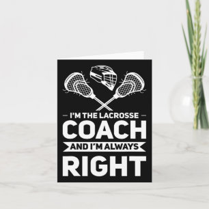 Ik ben de coach van Lacrosse Kaart