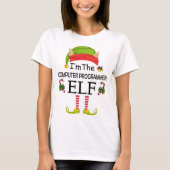 Ik ben de computerprogrammeur-elf t-shirt (Voorkant)
