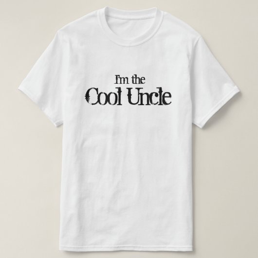 Ik ben de Cool oom T-shirt (Design voorkant)