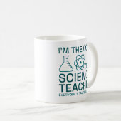 Ik ben de Cool Science Teacher Koffiemok (Voorkant rechts)