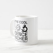 Ik ben de Cool Science Teacher Koffiemok (Voorkant links)