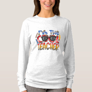 Ik Ben De Coole Leraar – Grappige Citaat Kleding V T-shirt