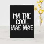 Ik ben de coole Mae-mae grappige oma Maemae Kaart (Gele Bloem)