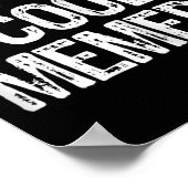 Ik ben de coole memere grappig poster (Hoek)