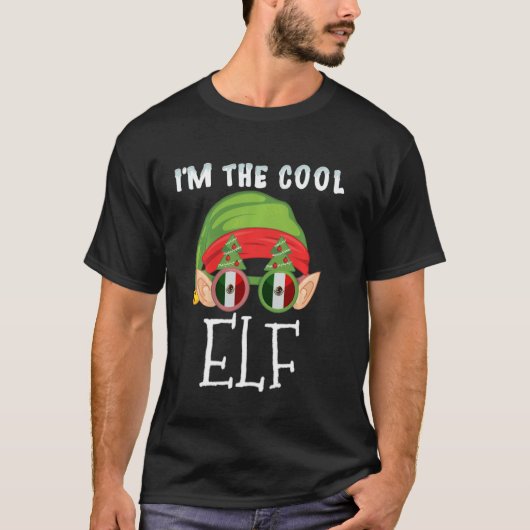 Ik ben de coole Mexicaanse Elf T-shirt (Voorkant)