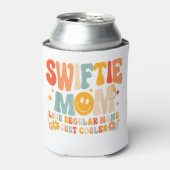 Ik ben de coole moeder, ik ben Retro Groovy M Blikjeskoeler (Blikje Voorkant)