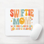 Ik ben de coole moeder, ik ben Retro Groovy M Muismat (Met muis)