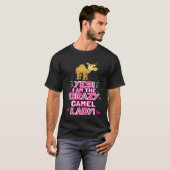 Ik ben de Crazy Camel Lady Dromedary Outfitcamel T-shirt (Voorkant volledig)