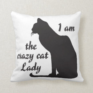 IK BEN DE CRAZY CAT LADY PILLOW KUSSEN