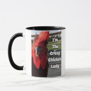 Ik ben de Crazy Chicken Lady Coffee Mok