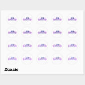 Ik ben de Cute Bartender Ronde Sticker (Vel)