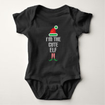 Ik ben de Cute Elf Baby Bodysuit.