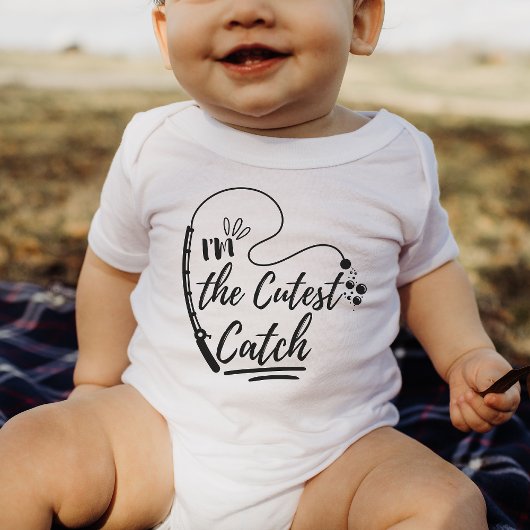 Ik ben de Cutest Catch Funny Gevist Gift for Littl Romper