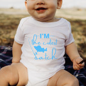 Ik ben de Cutest Catch Funny Gevist Gift for Littl Romper