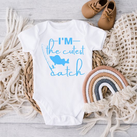 Ik ben de Cutest Catch Funny Gevist Gift for Littl Romper