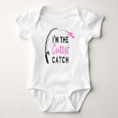 Ik ben de Cutest Catch Funny Gevist Romper (Voorkant)