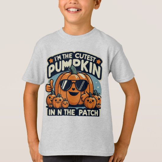 Ik ben de Cutest Pumpkin in de Patch T-shirt (Voorkant)