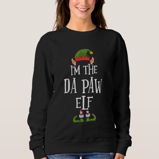 Ik ben de Da Paw Elf Graphic - Grappig Lelijk Kers Trui (Voorkant)