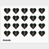 Ik ben de Dentist Elf kerstcadeautje voor Hart Sticker (Vel)