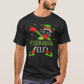 Ik ben de dierenarts Elf Dabbing Santa Claus Xmas T-shirt (Voorkant)