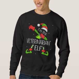 Ik ben de dierenarts Elf Dabbing Santa Claus Xmas Trui