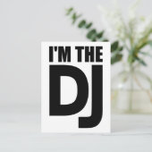 Ik ben de DJ Briefkaart (Staand voorkant)