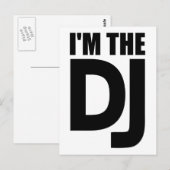 Ik ben de DJ Briefkaart (Voorkant / Achterkant)