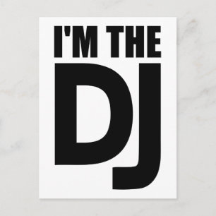 Ik ben de DJ Briefkaart