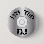 Ik ben de DJ Button Badge (Voorkant)