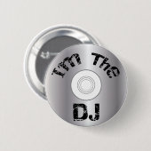 Ik ben de DJ Button Badge (Voorkant /achterkant)